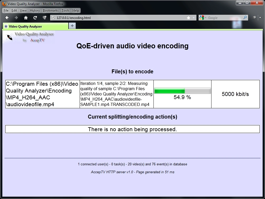 Screenshot of Video Quality Analyzer #12