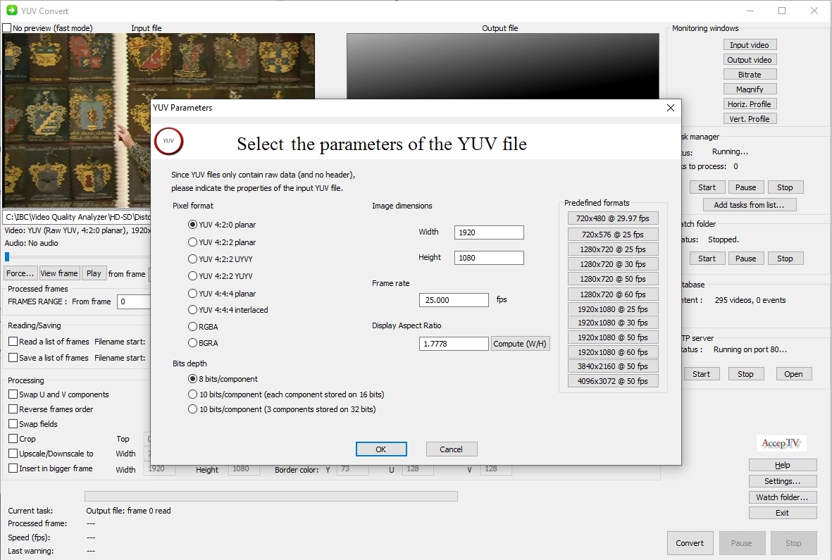 Screenshot of YUV Convert #3